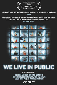 Film cover for We Live in Public.