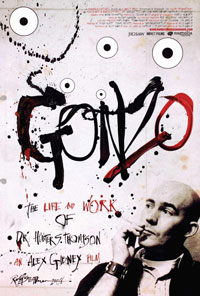 Film cover for Gonzo: The Life and Work of Dr. Hunter S. Thompson.