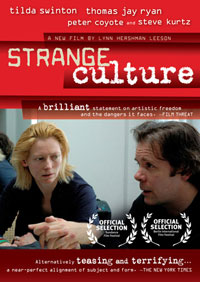 Film cover for Strange Culture.