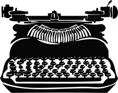 Stock image of a typewriter.
