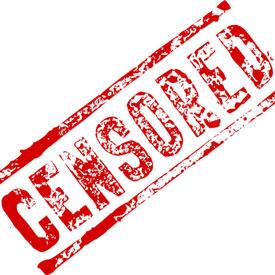 Image of a large red stamp which reads "censored" in all caps.