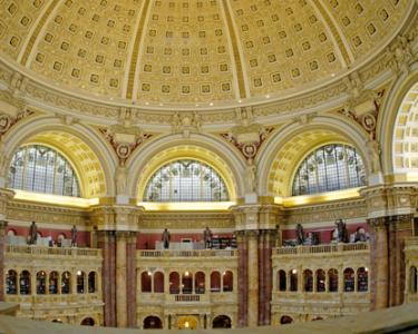 Photo of the Washington, D C Library of Congress.