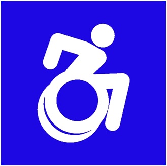Icon of a person in a wheelchair