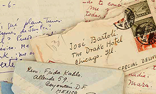 Frida Kahlo Letters and Envelopes