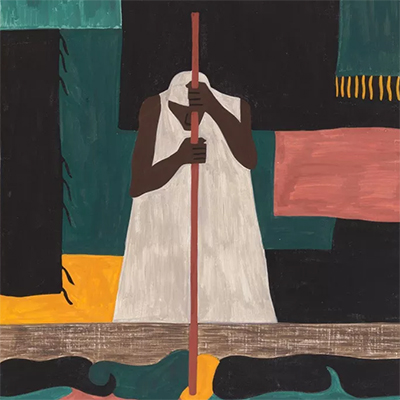Jacob Lawrence Migration Series Painting