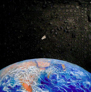 Painting of the Earth by John McNamara