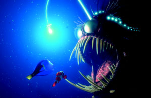 Image of a screen capture from the movie Finding Nemo.