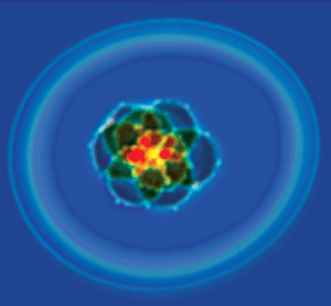 Computer-generated image of a stem cell.