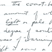 Photo of handwritten, nondescript text.