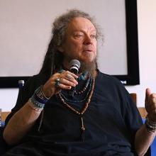 Jaron Lanier at UC Berkeley, 2025, by Eric Kotila