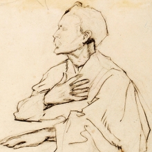 Henry Ossawa Tanner Drawing (Self-Portrait)