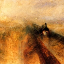 Rain, Steam, and Speed, oil on canvas, 1844, J.M.W. Turner