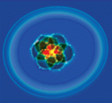Computer-generated image of a stem cell.
