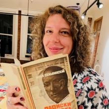 Polina Barskova Reading a Book