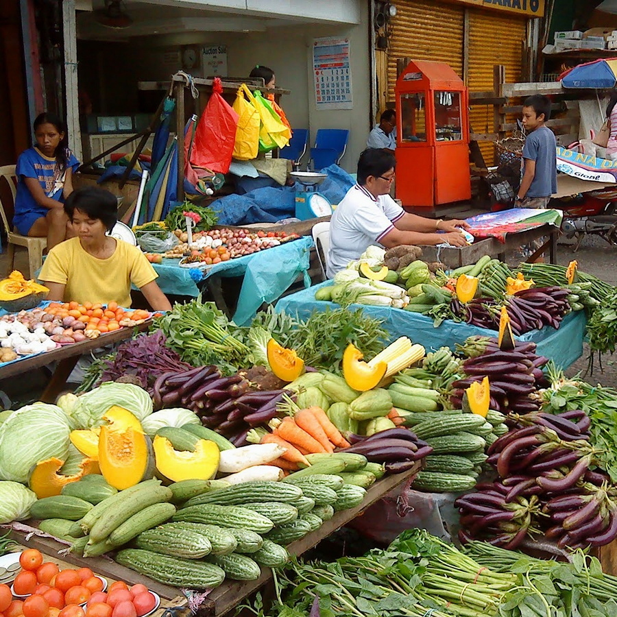 Philippine Vegetable Street Market