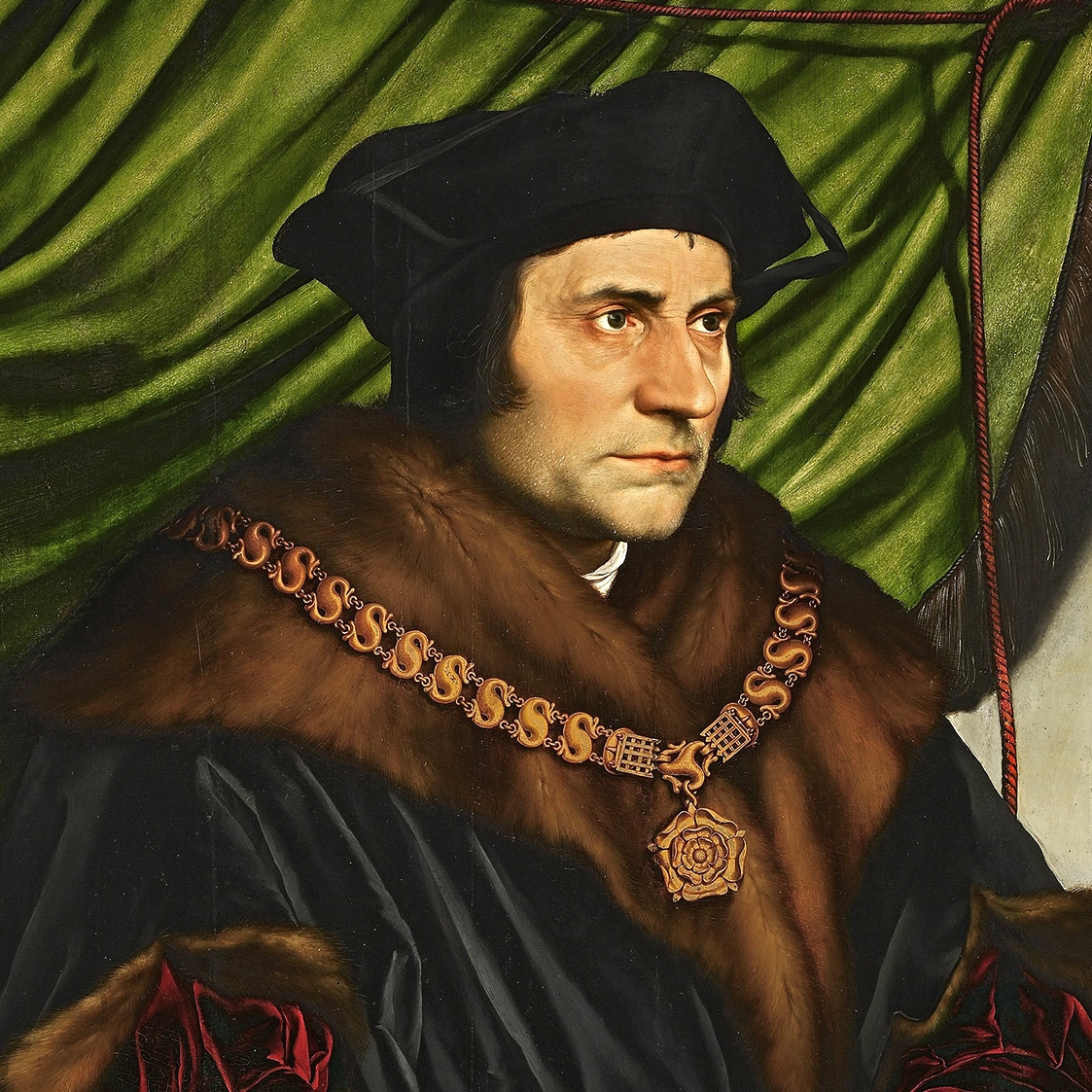 Portrait of Thomas Moore, 1527, Hans Holbein the Younger, Frick Collection