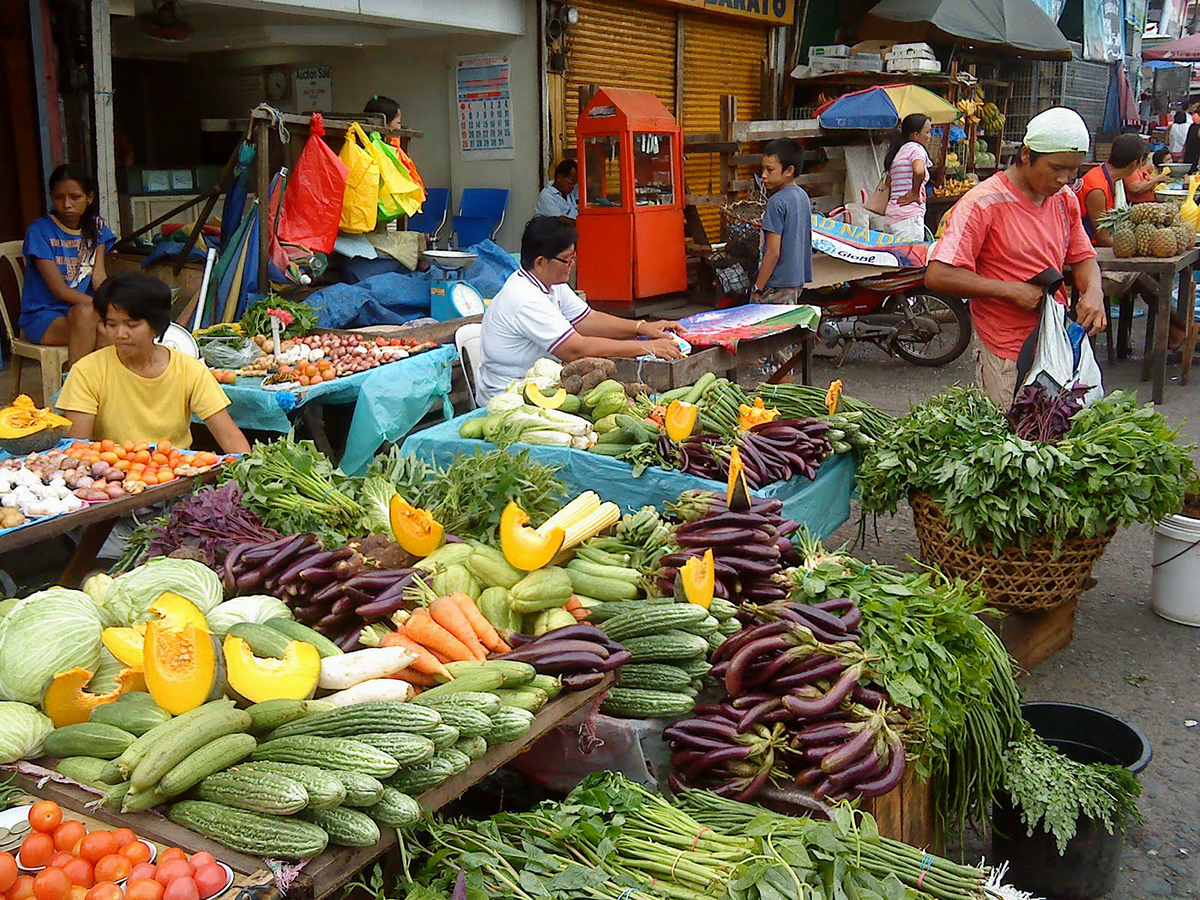 Philippine Vegetable Street Market